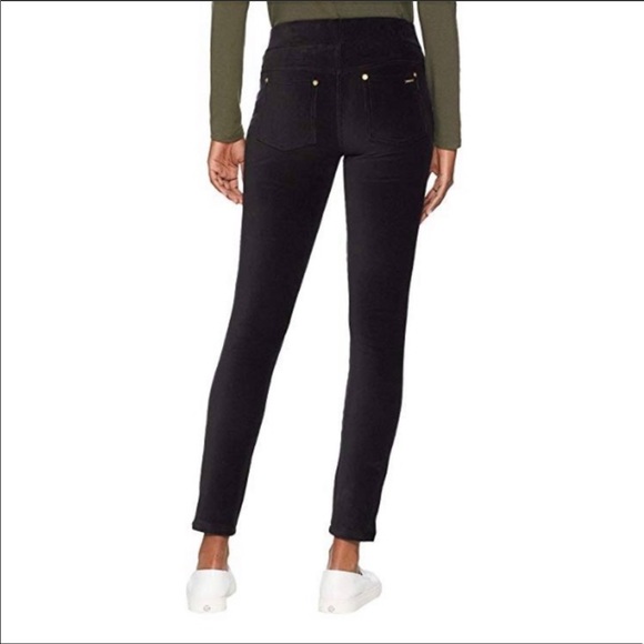 Michael Michael Kors Black Velvet Cord Jeggings - Picture 7 of 7